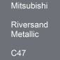 Preview: Mitsubishi, Riversand Metallic, C47.